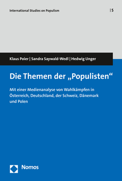 Die Themen der „Populisten“ von Poier,  Klaus, Saywald-Wedl,  Sandra, Unger,  Hedwig