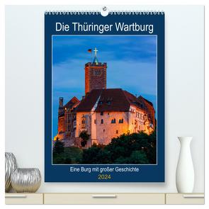 Die Thüringer Wartburg (hochwertiger Premium Wandkalender 2024 DIN A2 hoch), Kunstdruck in Hochglanz von Brack,  Roland