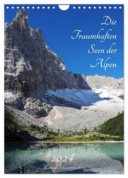 Die Traumhaften Seen der Alpen (Wandkalender 2024 DIN A4 hoch), CALVENDO Monatskalender von Schwarzfischer Miriam,  Fotografie