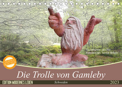 Die Trolle von Gamleby – Schweden – Skulpturen von Jan Pol (Tischkalender 2023 DIN A5 quer) von Teßen,  Sonja
