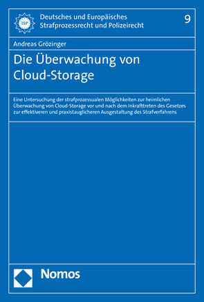 Die Überwachung von Cloud-Storage von Grözinger,  Andreas