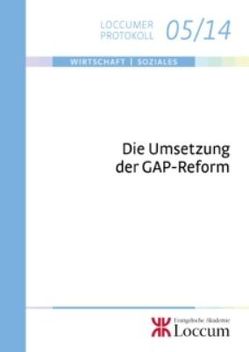 Die Umsetzung der GAP-Reform: von Lange,  Joachim