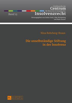Die unselbständige Stiftung in der Insolvenz von Rohrberg-Braun,  Nina
