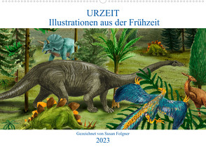 Die Urgeschichte (Wandkalender 2023 DIN A2 quer) von Susan Folgner,  dieKLEINERT/