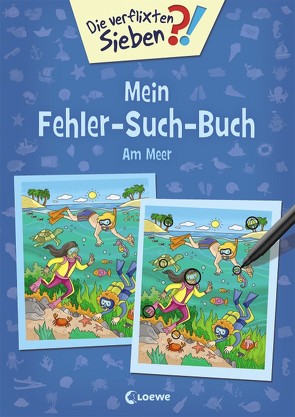 Die verflixten Sieben – Mein Fehler-Such-Buch – Am Meer von Metzen,  Isabelle