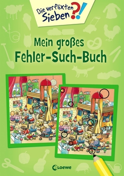 Die verflixten Sieben – Mein großes Fehler-Such-Buch von Wieker,  Katharina