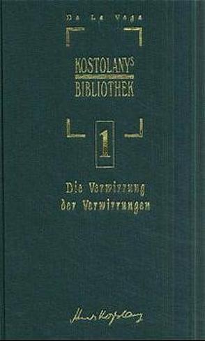 Die Verwirrung der Verwirrungen von Vega,  Joseph de la