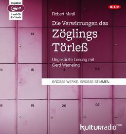 Die Verwirrungen des Zöglings Törleß von Musil,  Robert, Wameling,  Gerd