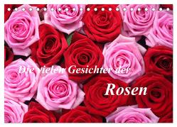 Die vielen Gesichter der Rosen (Tischkalender 2024 DIN A5 quer), CALVENDO Monatskalender von Kruse,  Gisela