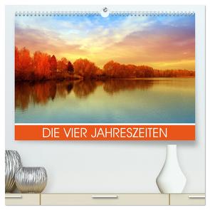 Die vier Jahreszeiten (hochwertiger Premium Wandkalender 2024 DIN A2 quer), Kunstdruck in Hochglanz von Honkisz,  Violetta