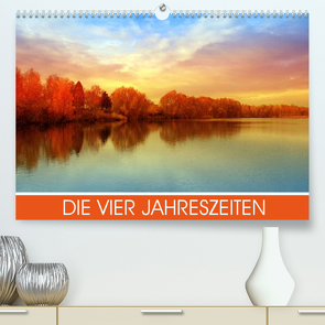 Die vier Jahreszeiten (Premium, hochwertiger DIN A2 Wandkalender 2022, Kunstdruck in Hochglanz) von Honkisz,  Violetta
