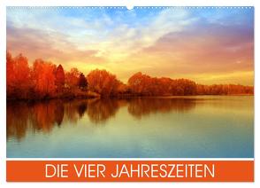 Die vier Jahreszeiten (Wandkalender 2024 DIN A2 quer), CALVENDO Monatskalender von Honkisz,  Violetta