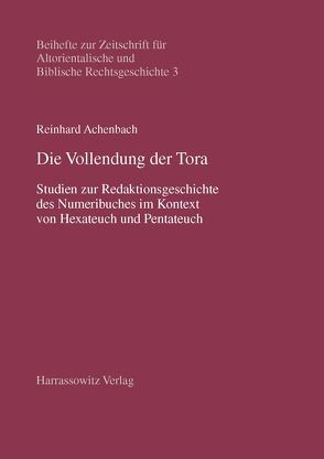 Die Vollendung der Tora von Achenbach,  Reinhard