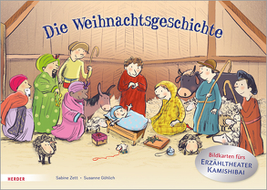 Die Weihnachtsgeschichte. Bildkarten fürs Erzähltheater Kamishibai von Göhlich,  Susanne, Zett,  Sabine