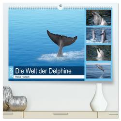 Die Welt der Delphine (hochwertiger Premium Wandkalender 2024 DIN A2 quer), Kunstdruck in Hochglanz von Hultsch,  Heike