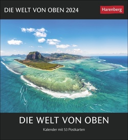 Die Welt von oben Postkartenkalender 2024