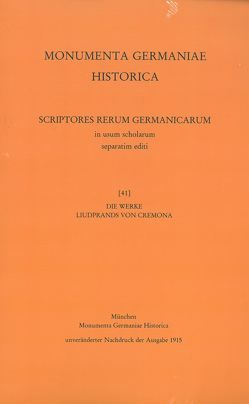 Die Werke Liudprands von Cremona von Becker,  Joseph