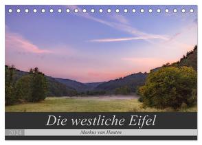 Die westliche Eifel (Tischkalender 2024 DIN A5 quer), CALVENDO Monatskalender von van Hauten,  Markus