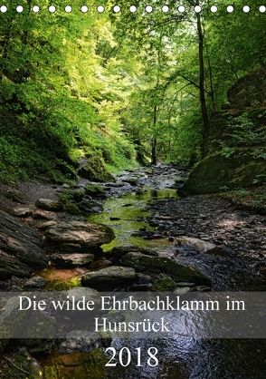 Die wilde Ehrbachklamm im Hunsrück (Tischkalender 2018 DIN A5 hoch) von Frost,  Anja