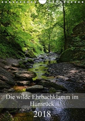 Die wilde Ehrbachklamm im Hunsrück (Wandkalender 2018 DIN A4 hoch) von Frost,  Anja