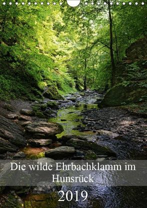 Die wilde Ehrbachklamm im Hunsrück (Wandkalender 2019 DIN A4 hoch) von Frost,  Anja