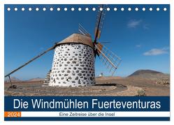 Die Windmühlen Fuerteventuras (Tischkalender 2024 DIN A5 quer), CALVENDO Monatskalender von Köhn,  André