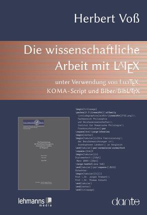 Die wissenschaftliche Arbeit mit LaTeX von Voß,  Herbert