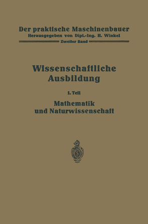 Die wissenschaftliche Ausbildung von Kramm,  R., Ruegg,  K., Winkel,  H.