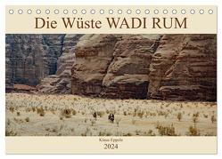 Die Wüste Wadi Rum (Tischkalender 2024 DIN A5 quer), CALVENDO Monatskalender von Eppele,  Klaus