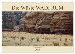 Die Wüste Wadi Rum (Wandkalender 2024 DIN A3 quer), CALVENDO Monatskalender von Eppele,  Klaus