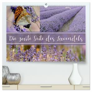 Die zarte Seite des Lavendels (hochwertiger Premium Wandkalender 2024 DIN A2 quer), Kunstdruck in Hochglanz von B-B Müller,  Christine