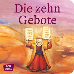 Die zehn Gebote. Mini-Bilderbuch. von Brandt,  Susanne, Lefin,  Petra, Nommensen,  Klaus-Uwe