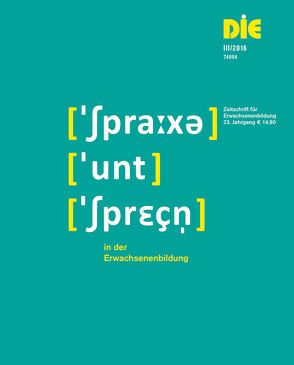 DIE Zeitschrift für Erwachsenenbildung 3/2016