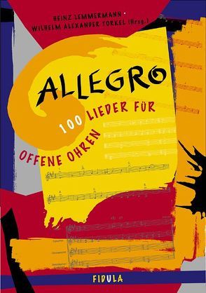 Die Zugabe / Allegro – 100 Lieder für offene Ohren. Liederbuch ab Sekundarstufe I von Lemmermann,  Heinz, Torkel,  Wilhelm A