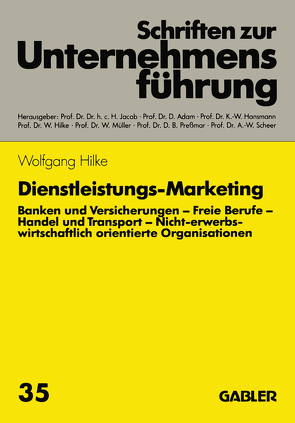 Dienstleistungs-Marketing von Hilke,  Wolfgang