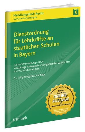 Dienstordnung für Lehrkräfte an staatlichen Schulen in Bayern