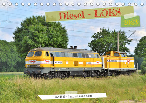 Diesel-Loks (Tischkalender 2023 DIN A5 quer) von Klünder,  Günther