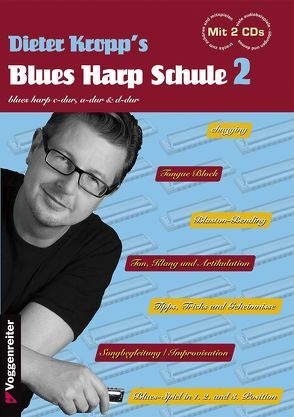 Dieter Kropp’s Blues Harp Schule Bd. 2 von Kropp,  Dieter