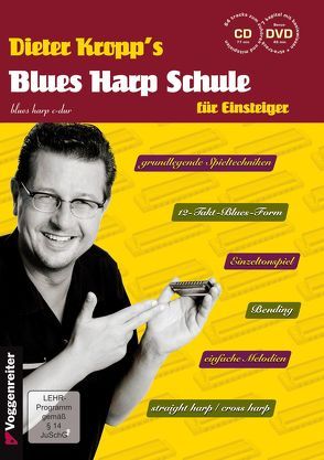 Dieter Kropp’s Blues Harp Schule von Kropp,  Dieter