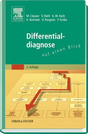 Differentialdiagnose auf einen Blick von Classen,  Meinhard, Diehl,  Volker, Koch,  Karl-Martin, Kochsiek,  Kurt, Pongratz,  Dieter, Scriba,  Peter