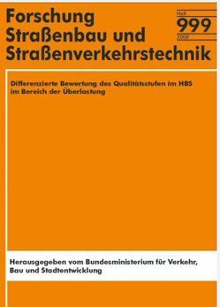 Differenzierte Bewertung der Qualitätsstufen im HBS im Bereich der Überlastung von Brilon,  Werner, Estel,  Anja