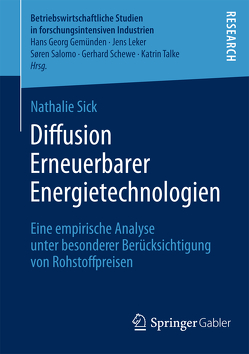 Diffusion Erneuerbarer Energietechnologien von Sick,  Nathalie