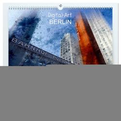 Digital-Art BERLIN (hochwertiger Premium Wandkalender 2024 DIN A2 quer), Kunstdruck in Hochglanz von Viola,  Melanie