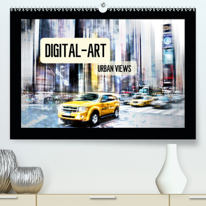 Digital-Art URBAN VIEWS (Premium, hochwertiger DIN A2 Wandkalender 2021, Kunstdruck in Hochglanz) von Viola,  Melanie