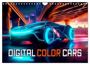 Digital Color Cars (Wandkalender 2024 DIN A4 quer), CALVENDO Monatskalender von Altenburger,  Monika