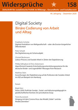 Digital Society von Widersprüche