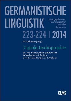 Digitale Lexikographie von Mann,  Michael