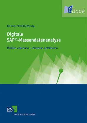 Digitale SAP®-Massendatenanalyse von Boenner,  Arno, Riedl,  Martin, Wenig,  Stefan