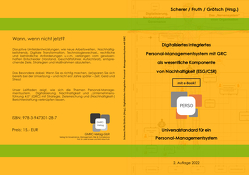 Digitalisiertes Integriertes Personal-Managementsystem mit GRC als wesentliche Komponente von Nachhaltigkeit (ESG/CSR) von Fruth,  Klaus, Grötsch,  Adreas, Scherer,  Josef