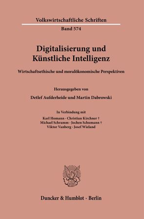 Digitalisierung und Künstliche Intelligenz. von Aufderheide,  Detlef, Dabrowski,  Martin